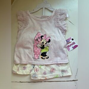 Disney Minnie Mouse Light Pink Kids Tee